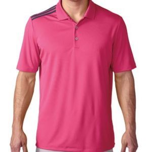 Adidas Golf‎ Climalite Climacool Performance Polo Magenta & Charcoal Size Medium
